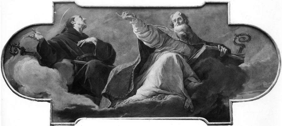  156-Giambattista Pittoni-Due santi vescovi - Padova 